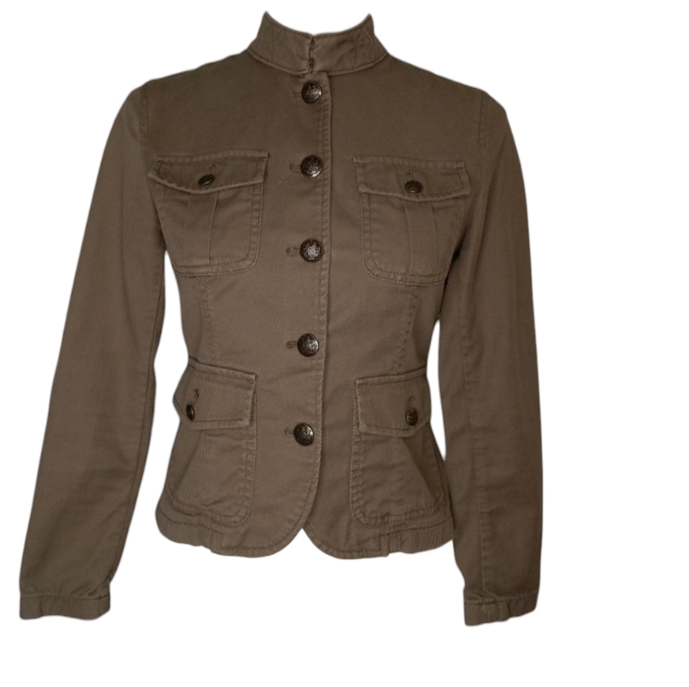 BANANA REPUBLIC Utility Jacket Sz 00P - Picture 1 of 10
